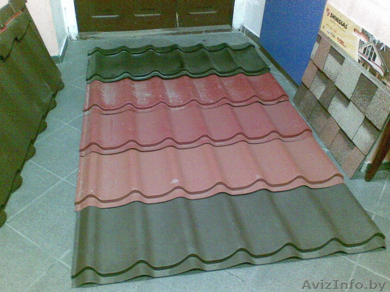 Металлочерепица. Широкий ассортимент производителей (РП, РФ, Швеция и др.) Брест - Изображение #1, Объявление #33194