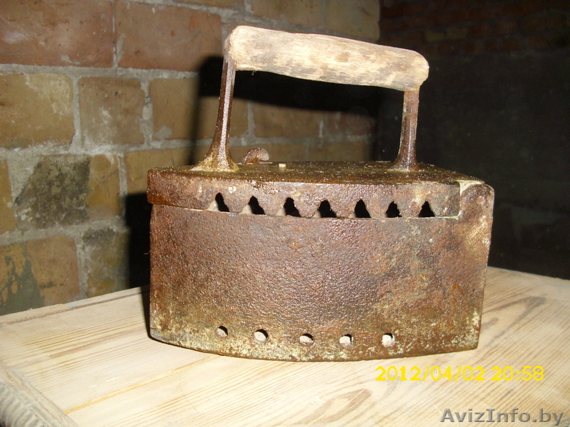 Утюг чугунный старинный - Изображение #1, Объявление #641676