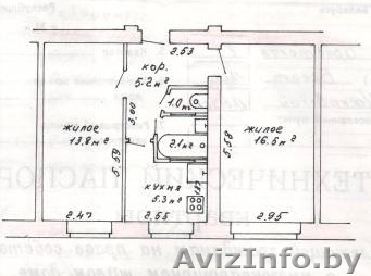 2-ая квартира, 1 этаж, возможен вывод из жилого фонда под офис - Изображение #1, Объявление #799709