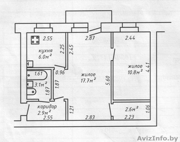 продам 2-х комнатную квартиру в центре Бреста  - Изображение #1, Объявление #1048725