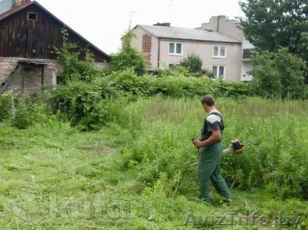 Покос травы,  скосить траву,  газонокосильщик, стрижка газона, покос бурьяна - Изображение #1, Объявление #1152239