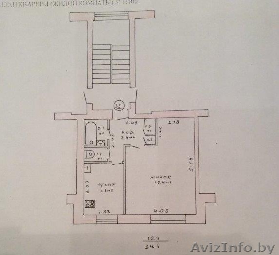 продам 1-комнатную квартиру с подвалом в центре Бреста - Изображение #1, Объявление #1174341