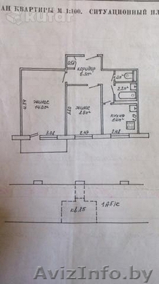 2-х комнатная квартир (Восток) ул.Кривошеина - Изображение #1, Объявление #1264548