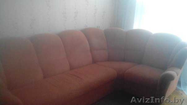 Продам мягкий уголок!Срочно и по очень низкой цене!продам рыжий мягкий уголок!!! - Изображение #1, Объявление #1263975