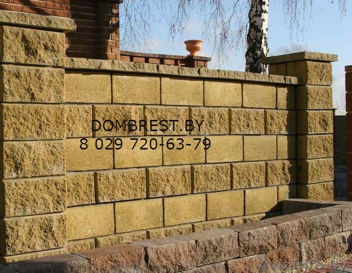 Блоки для забора рваный камень - Изображение #1, Объявление #1293229