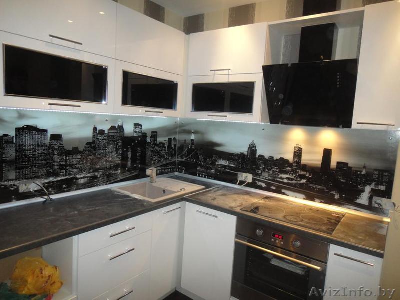 Изготовление скиналей (фартук для кухни) в Бресте, фото печать на стекле  - Изображение #1, Объявление #1386424