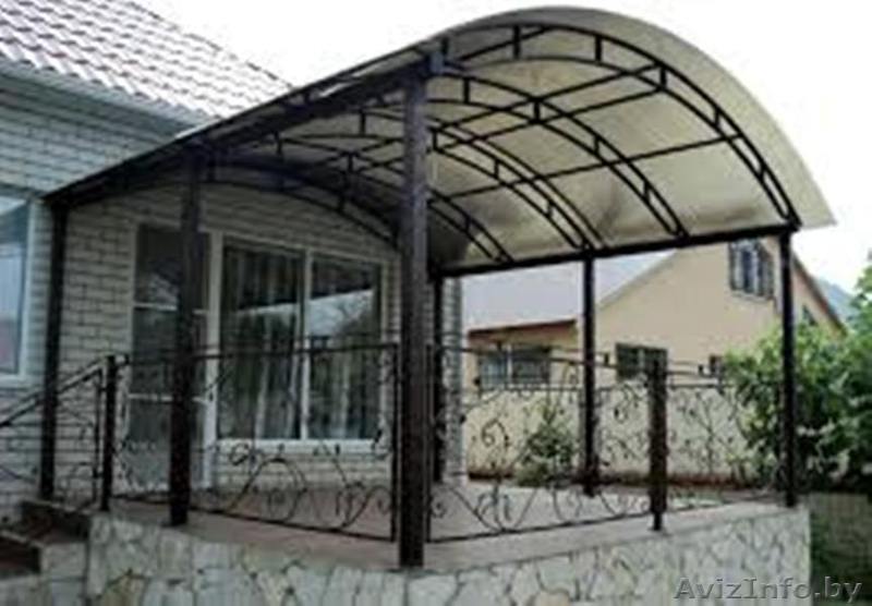 Козырьки, навесы. Полимерное покрытие - Изображение #1, Объявление #1398019