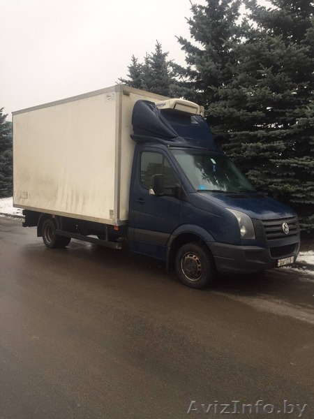 грузоперевозки volkswagen crafter, изотерма, рефрижератор, 3 т - Изображение #1, Объявление #1518667