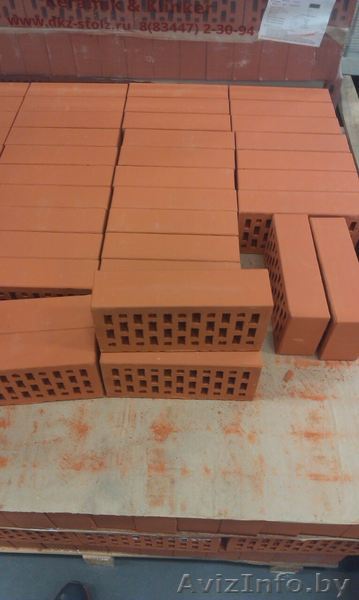 Кирпич красный керамический пустотелый  - Изображение #1, Объявление #1544085