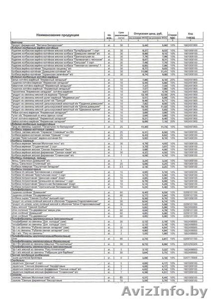 Колбасные изделия ОАО "Западный" - Изображение #1, Объявление #1582582