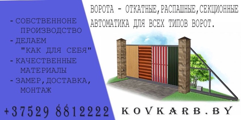 Ворота! - Откатные / Распашные /  • Любой формы и любой тип зашивки ( ковка, про - Изображение #1, Объявление #1682852