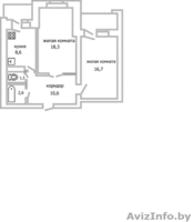 2-комнатная квартира в городе Бресте - Изображение #2, Объявление #883074