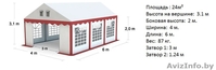 Комерческий Шатер (4м x 6м) 24 м.кв Стандарт - Изображение #1, Объявление #1145617
