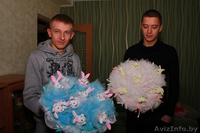 Букеты из мягких игрушек к выписке из Роддома и любому празднику в Бресте. - Изображение #1, Объявление #1170881