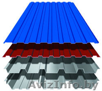 Профильный лист для кровли,  стеновой (для заборов), оцинкованный - Изображение #1, Объявление #1181424