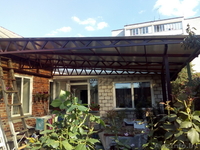 Каркасный навес и профильных труб с покрытие поликарбонат - Изображение #2, Объявление #1637273