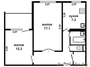 Двухкомнатная квартира по ул. Октябрьской революции - Изображение #1, Объявление #836957
