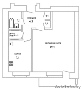 1-комнатная квартира в центральной части города Бреста - Изображение #2, Объявление #906027