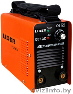 Сварочный аппарат инверторного типа (инвертор)  LIDER IGBT- 250 + подарок - Изображение #1, Объявление #897105