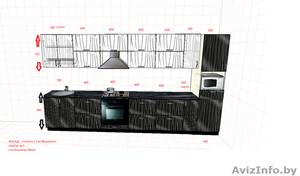Кухни мебель 3D дизайн проекта - Изображение #1, Объявление #1190555