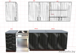 Кухни мебель 3D дизайн проекта - Изображение #2, Объявление #1190555