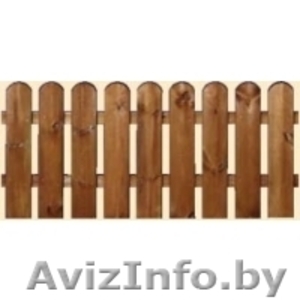 штакетник заборный деревянный - Изображение #4, Объявление #1258123