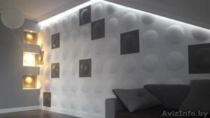3D (3Д) гипсовые стеновые панели  - Изображение #3, Объявление #1316114