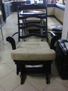 Кресло качалка массив дерева