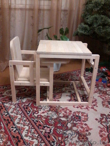 Стул-стол для кормления, новый, деревянный. - Изображение #3, Объявление #1374519