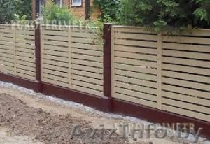 Забор ранчо,  жалюзи из металла.