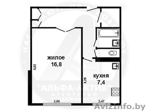 Однокомнатная квартира на Орловской - Изображение #1, Объявление #1607400