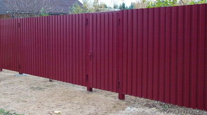 Забор из металлопрофиля стандартных высот 1,7 и 2,0 м - Изображение #2, Объявление #1637272