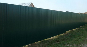 Забор из металлопрофиля стандартных высот 1,7 и 2,0 м - Изображение #4, Объявление #1637272