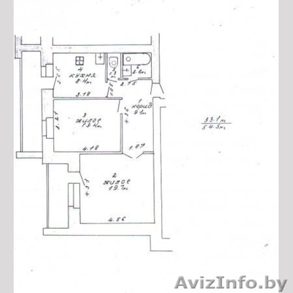 2-комнатная квартира в Бресте - Изображение #1, Объявление #12718