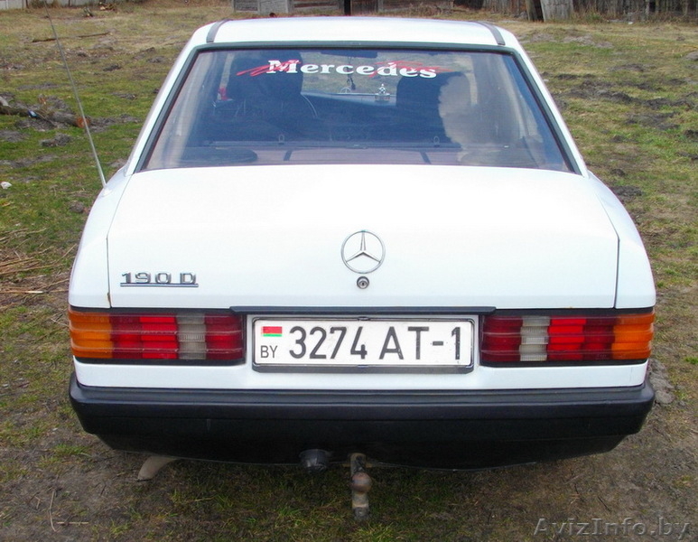Мерседес 190D, 2.0 дизель, 1986 г.в., пробег 490 тыс.км., 2200 у.е. срочно, торг - Изображение #3, Объявление #74154
