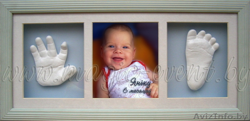 Слепки ручек и ножек "Волшебный след", слепки рук молодожёнов - Изображение #3, Объявление #115939