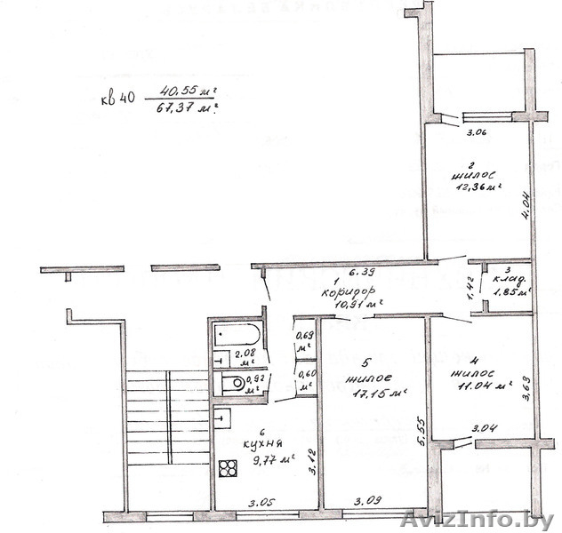 Продажа 3-х комнатной квартиры по наб. Скорины - Изображение #2, Объявление #298232