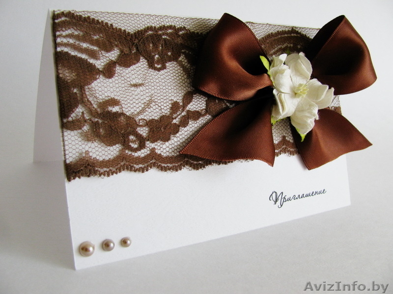 Свадебные аксессуары ручной работы, приглашения - Изображение #2, Объявление #287470