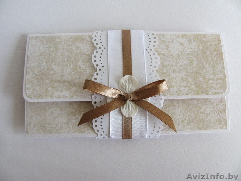 Свадебные аксессуары ручной работы, приглашения - Изображение #4, Объявление #287470