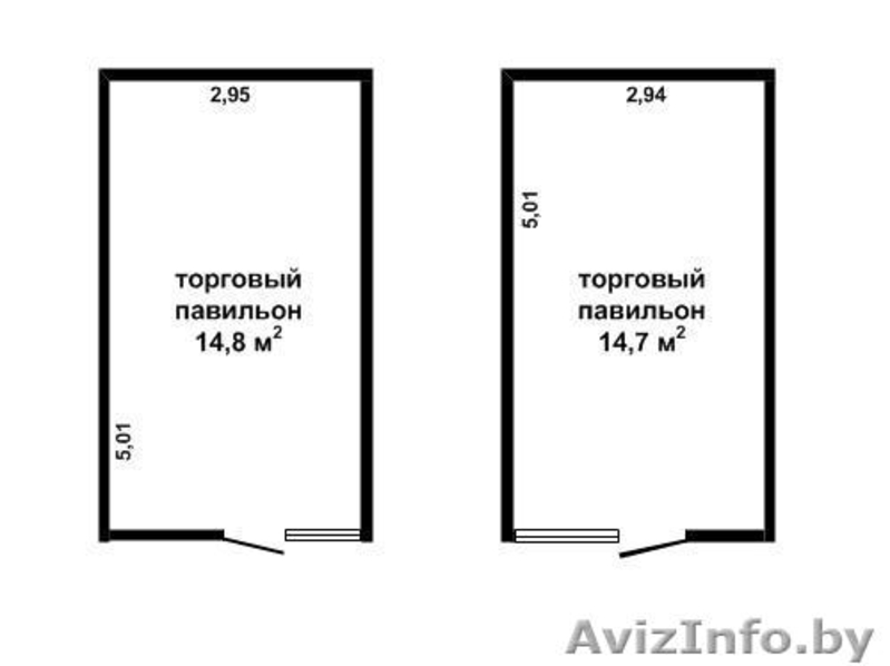 Торговые павильоны в собственность в Бресте. Речица, 29,5 кв.м. - Изображение #2, Объявление #498482