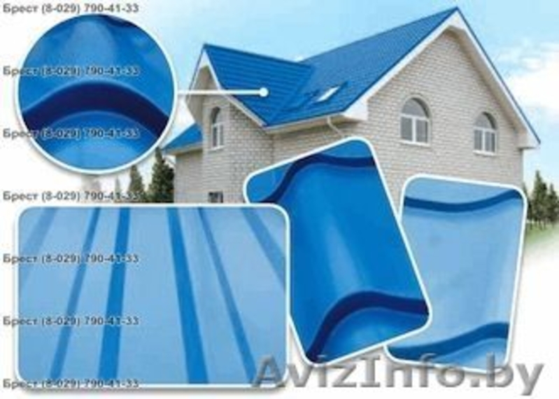 Металлочерепица в Бресте. Металлическая кровля, профнастил на крышу, кровельная - Изображение #9, Объявление #523947