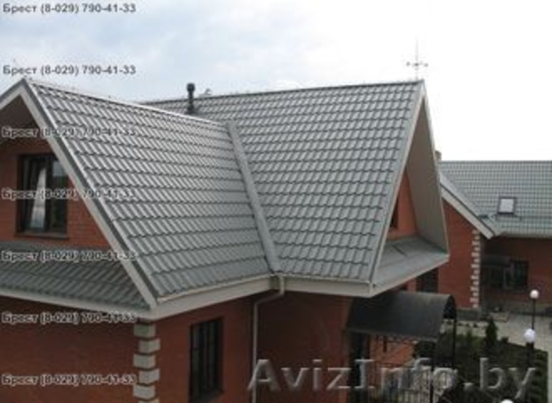 Металлочерепица в Бресте. Металлическая кровля, профнастил на крышу, кровельная - Изображение #2, Объявление #523947