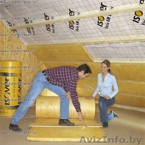 Утеплитель Изовер (Isover) в Бресте, МинВата. Утепление мансарды, пола чердака - Изображение #8, Объявление #523937