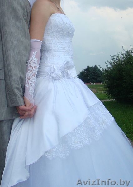 Продам свадебное платье, сшитое по индивидуальному заказу. - Изображение #3, Объявление #600562