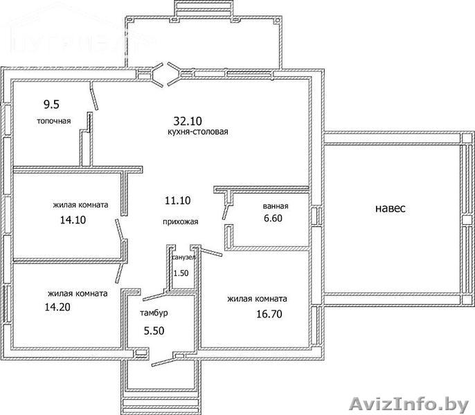 Одноэтажный жилой дом 2013 г.п. - Изображение #2, Объявление #877418