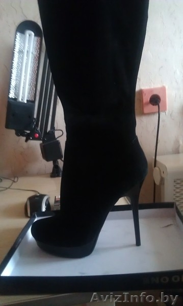 Продам сапоги женские замшевые, срочно - Изображение #2, Объявление #880535