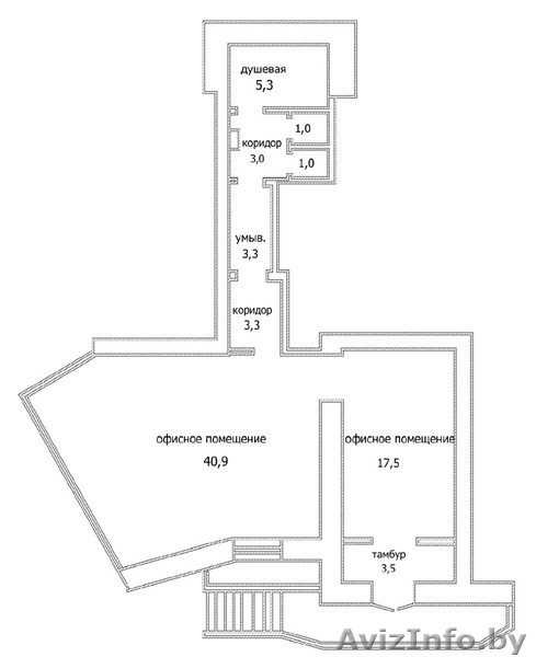 Цокольное помещение в новом многоквартирном жилом доме - Изображение #1, Объявление #906322