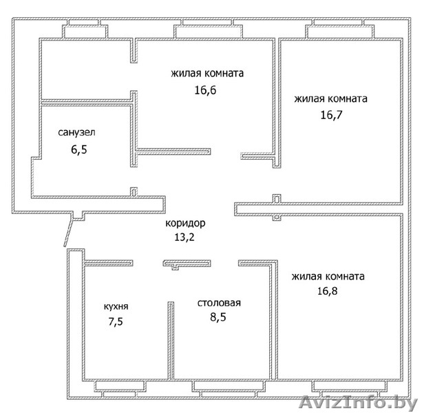 3-ая квартира в городе Бресте - Изображение #2, Объявление #902869