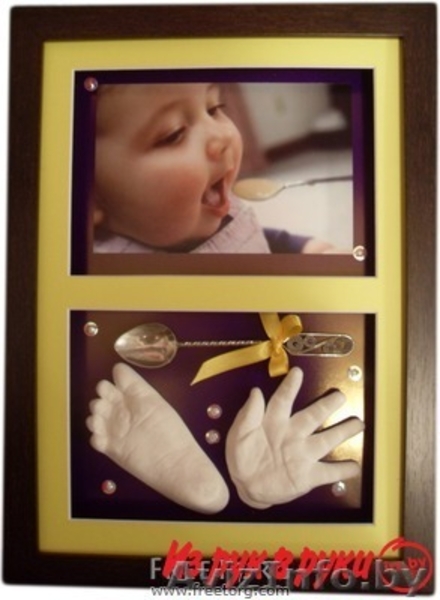 Сохрани счастливый след детства! Изготовление слепков детских ручек и ножек - Изображение #1, Объявление #997261