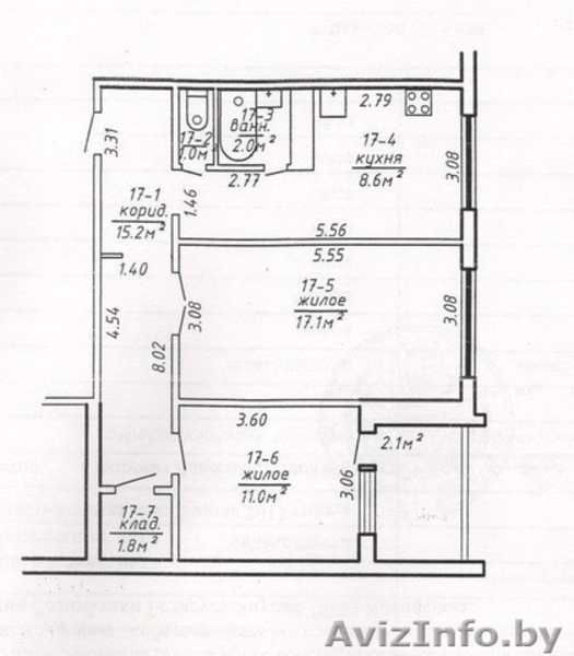 2-х комн.квартира ул. Вульковская - Изображение #10, Объявление #1038824